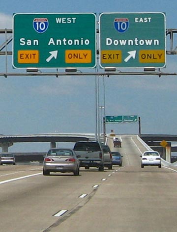 Transportation Corridors I10 Katy Freeway Houston, Texas